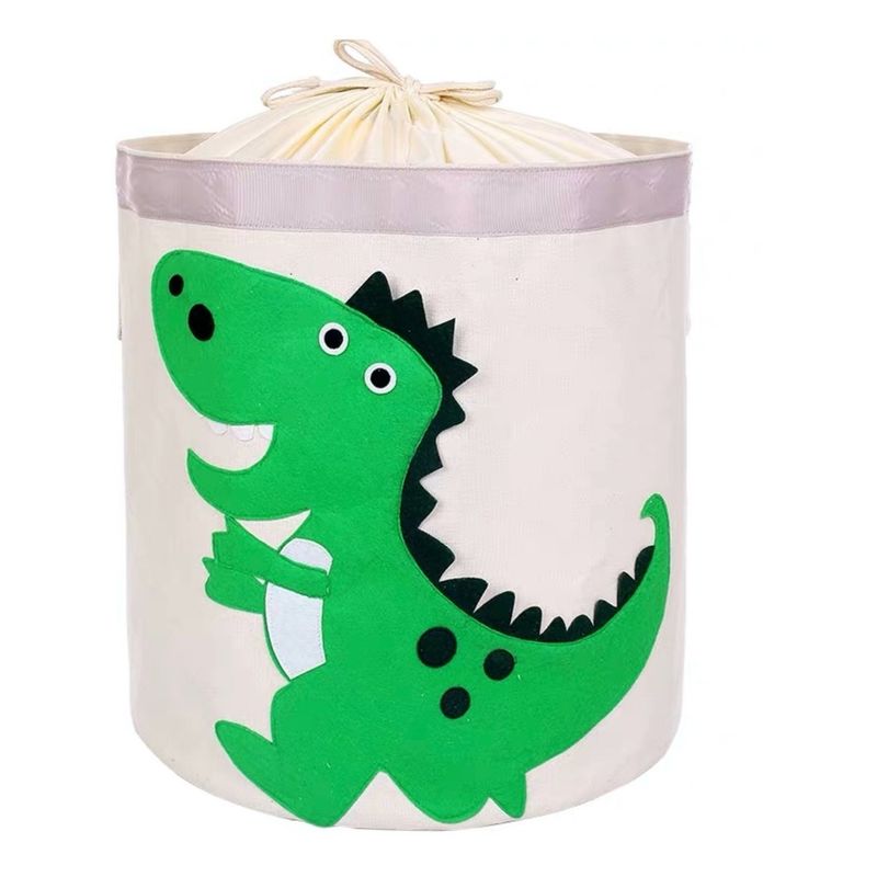HAOKIDS - Canasto organizador de lona impermeable diseño dinosaurio
