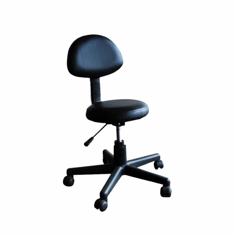 GENERICO - PISO CON RUEDAS  TABURETE CON RESPALDO