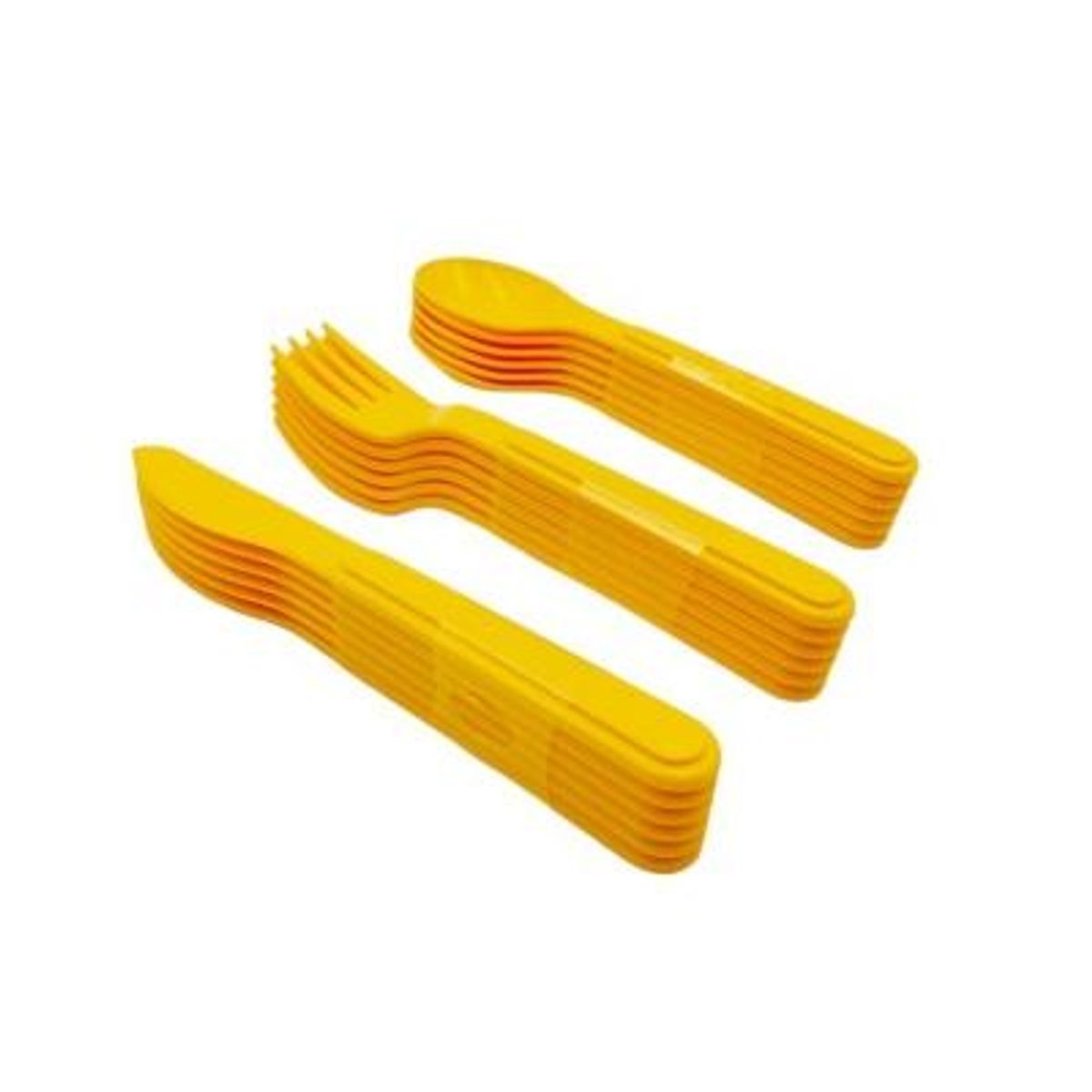 TITIZ - Set de Cubiertos Lovely Amarillo 18 Pcs Titiz - Amarillo