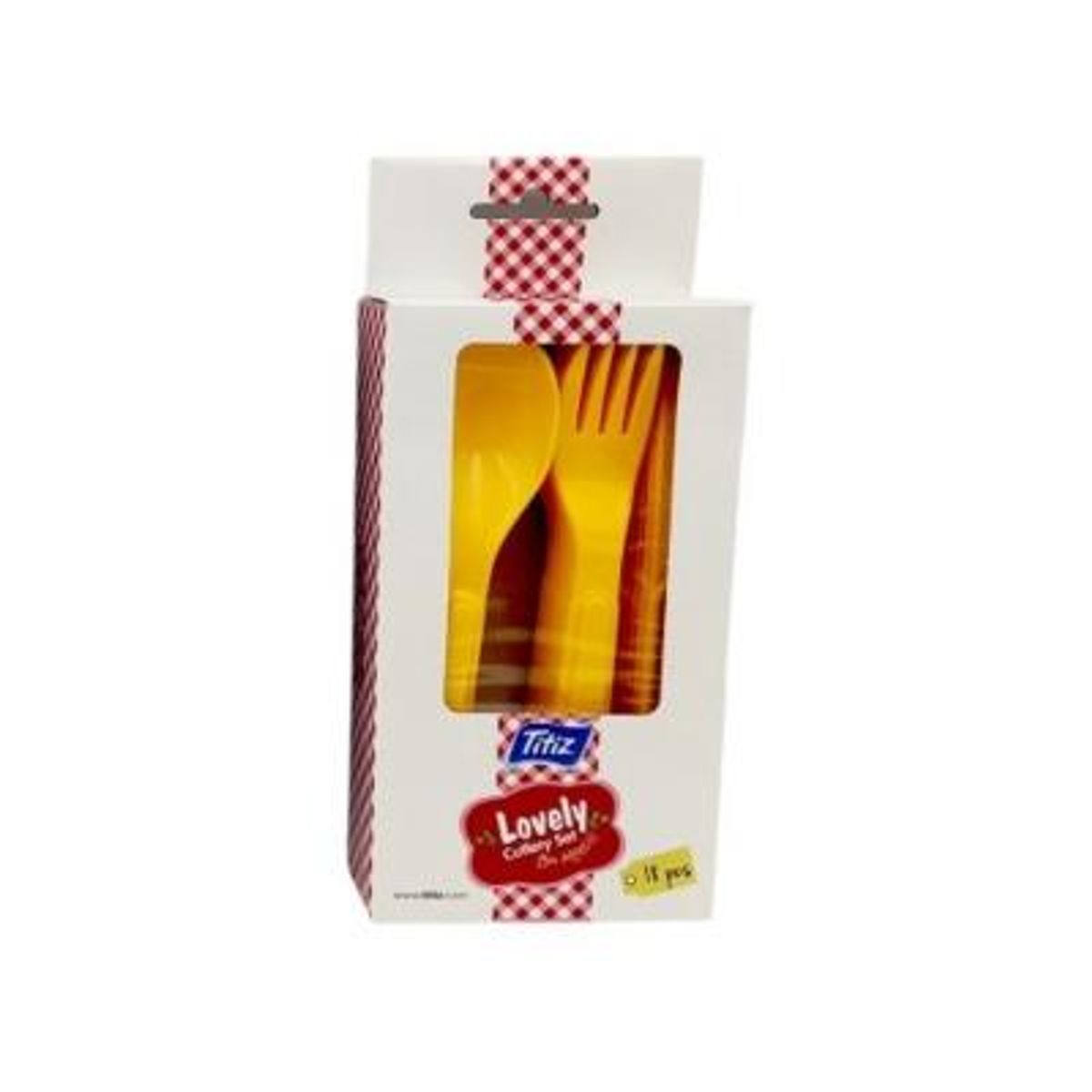 TITIZ - Set de Cubiertos Lovely Amarillo 18 Pcs Titiz - Amarillo