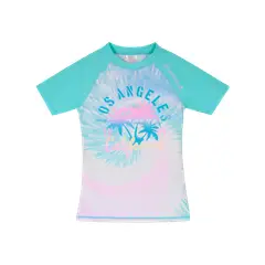 H2O WEAR - Polera Niña Manga Corta UV50 Celeste