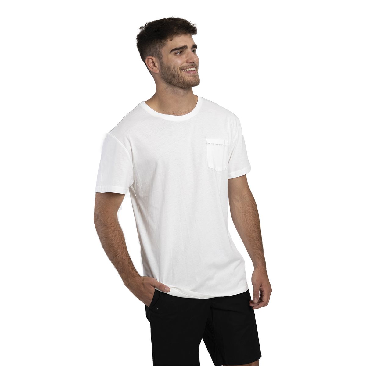 FALCONE - Polera Orgánica con Bolsillo Hombre Falcone