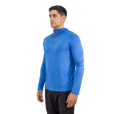 Imagen 2 del producto Polera Dry Fit HW SPX C/ Gorro Manga Larga Hombre Blue