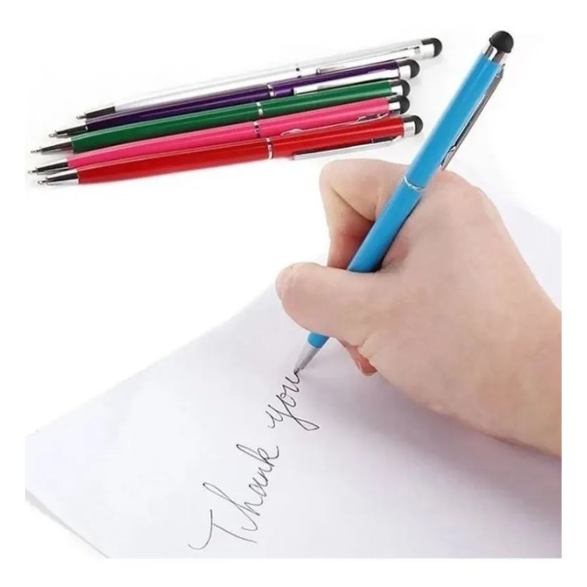 GENERICO - Lapiz Touch 2 En 1 Tactil Para Tablet, iPad, iPhone, Android