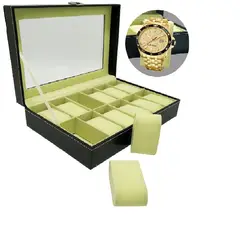 GENERICO - Caja Organizadora De 12 Relojes De Lujo
