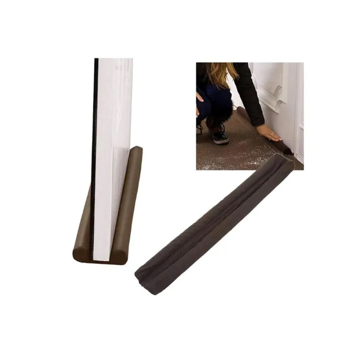 GENERICO - Cubre Puertas Aislante Temperatura Insectos