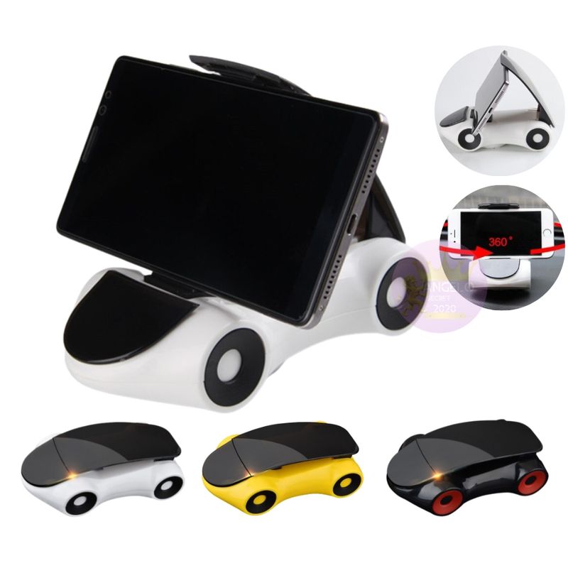 GENERICO - Soporte De Celular Móvil Con Forma De Coche 360
