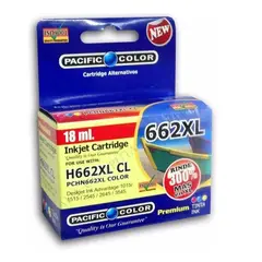PACIFIC COLOR - Tinta 662xl Tricolor Compatible con 1015 / 1515 / 2645 / 3545