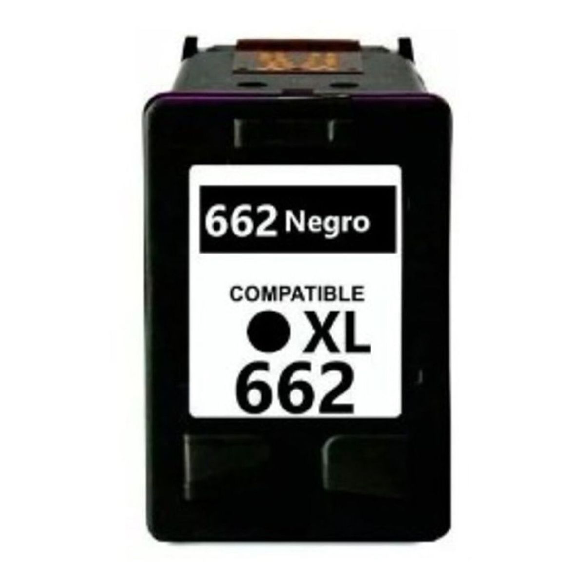 PACIFIC COLOR - Tinta 662xl Negro Compatible con 1015 / 1515 / 2645 / 3545