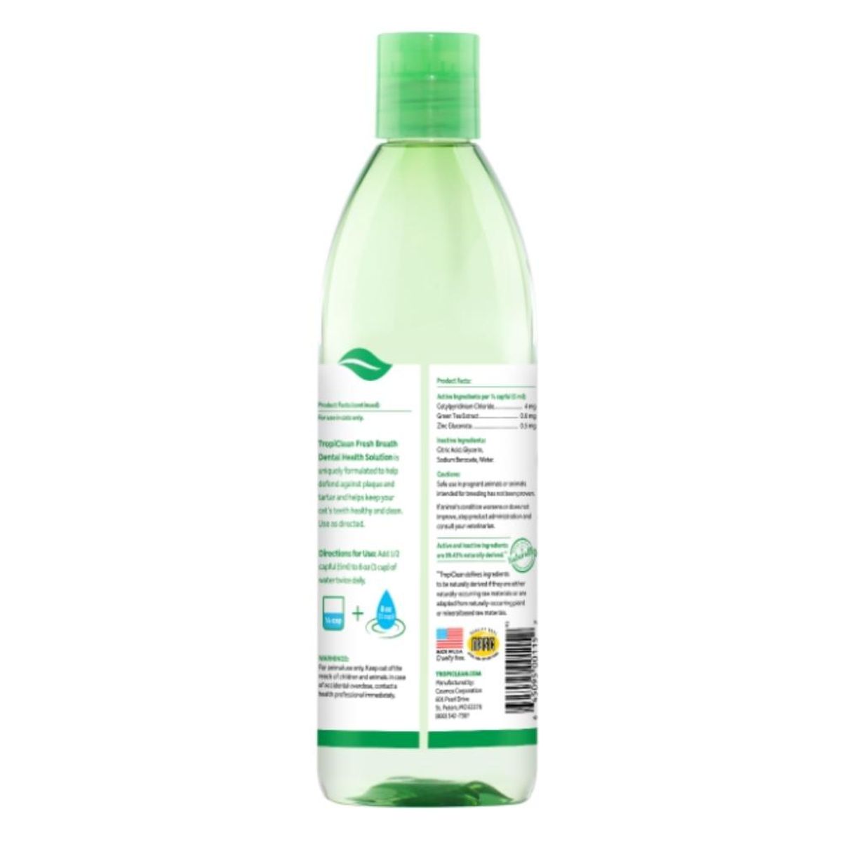 TROPICLEAN - Cuidado Dental Gato Aditivo Agua Tropiclean 473 Ml