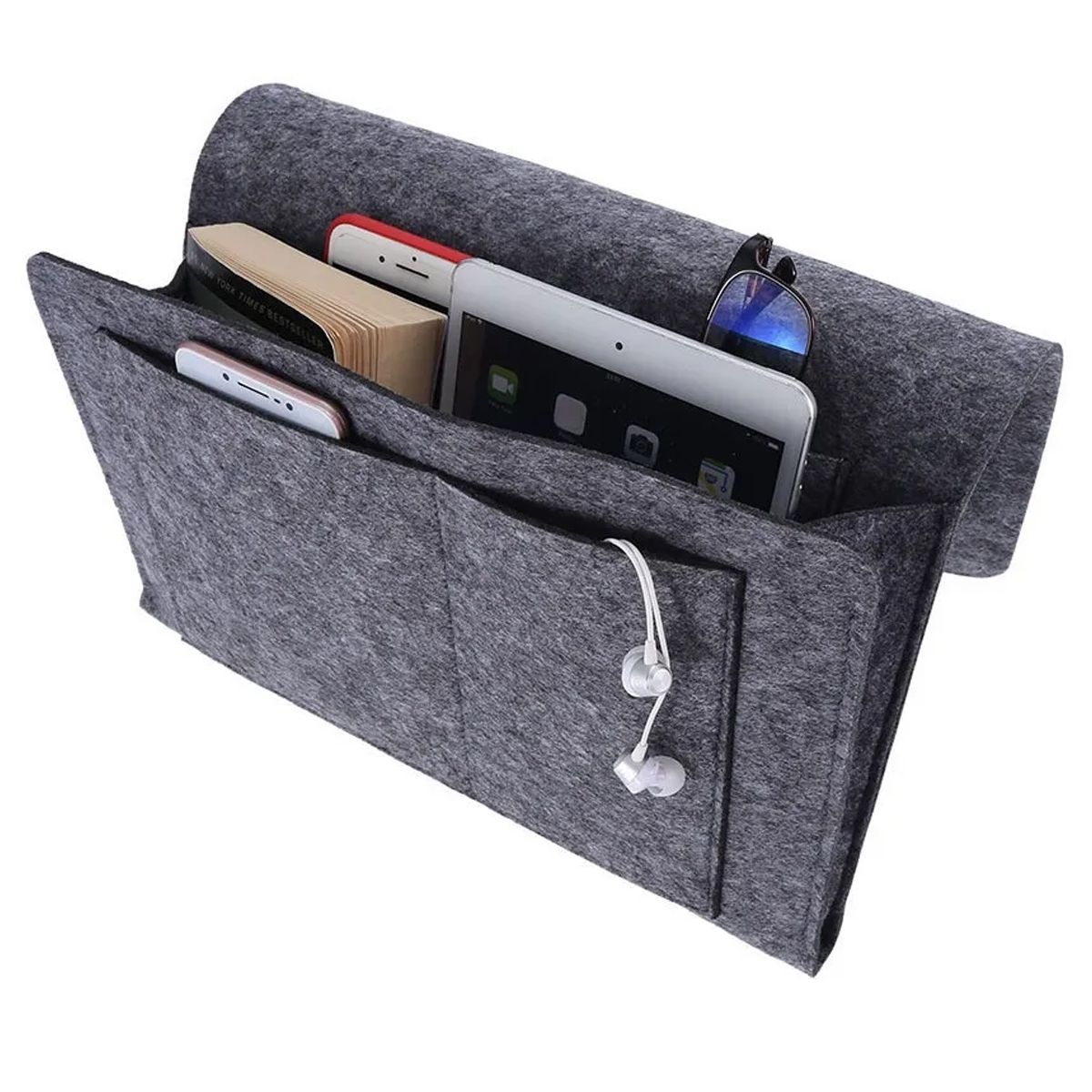 KUANGYE - Bolsillo Organizador Para Cama Organizador Colgante Mesita