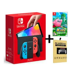 NINTENDO - Consola Switch OLED y Kirby mas Mica