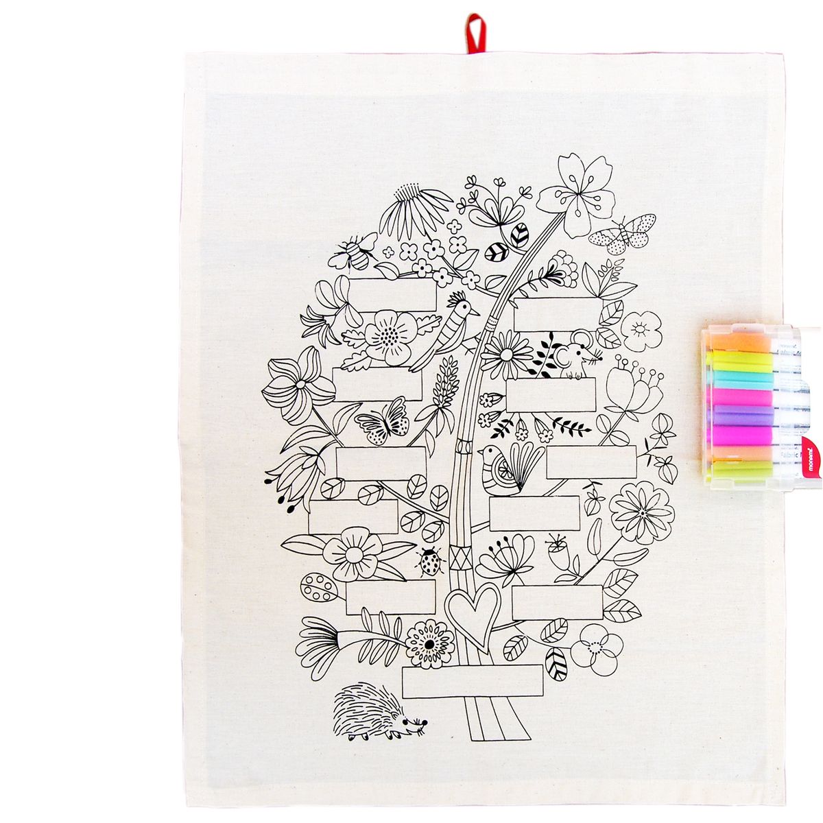 EMPORIO CURANIPE - KIT PARA PINTAR ARBOL DE LA FAMILIA 8 COLORES