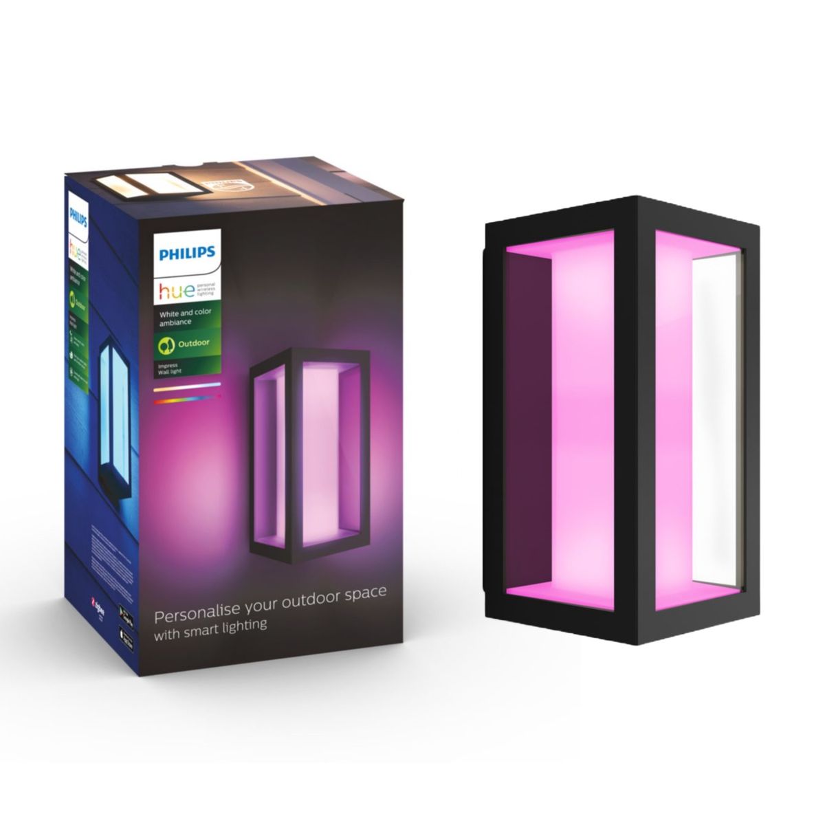 PHILIPS HUE - Philips Hue Impress Outdoor Aplique de Exterior Zigbee bluetooth