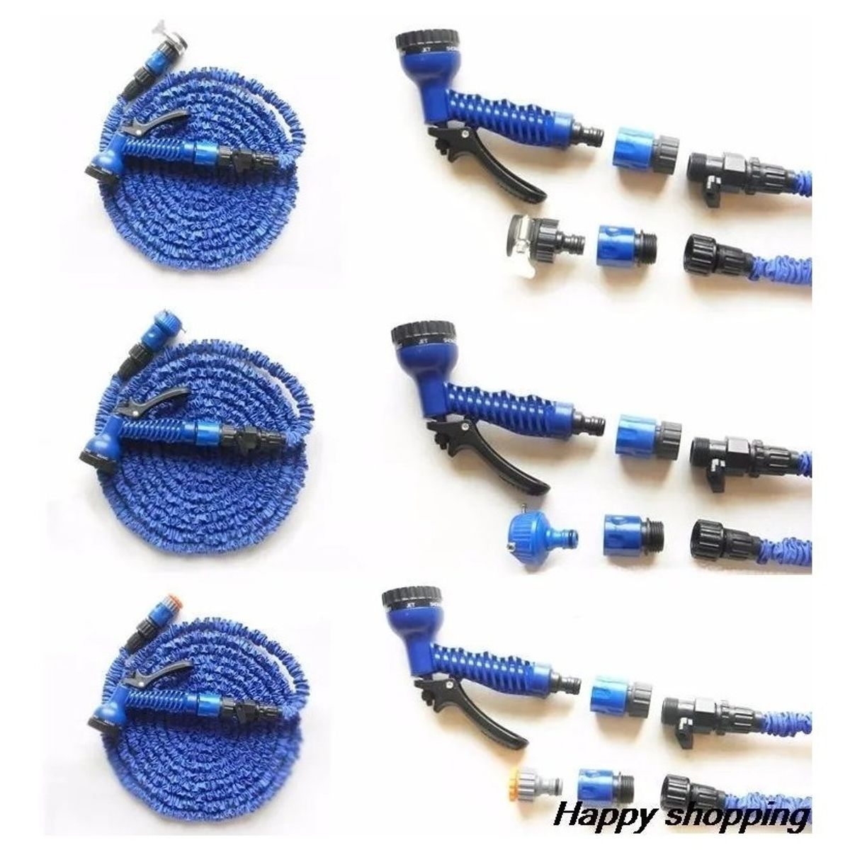 GENERICO - Manguera Retractil Expandible Jardin Piton Riego 15mt