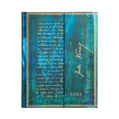 PAPER BLANKS - Agenda 2023 Verne, Veinte Mil Leguas, Tapa Dura, Vista Semanal, Ultra