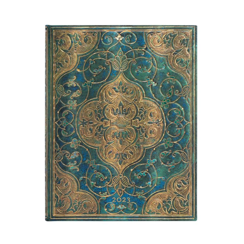 PAPER BLANKS - Agenda 2023 Turquesa (Turquoise Chronicles), Tapa Dura, Vista Semanal, Ultra
