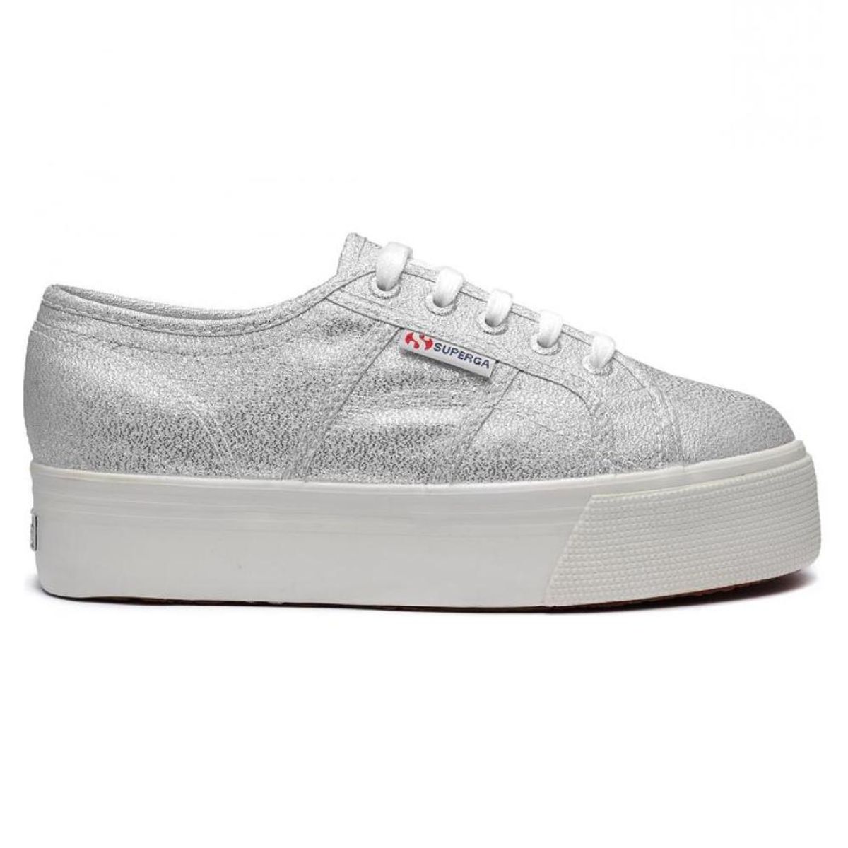 SUPERGA - Zapatilla Lamew Plateado Superga