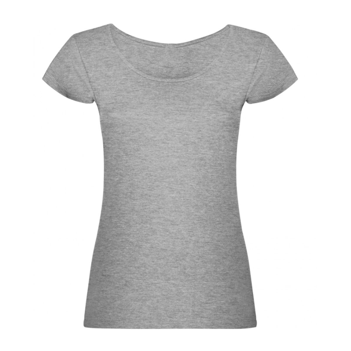 GENERICO - Polera Básica Mujer Gris Vigore 100 algodón SXL