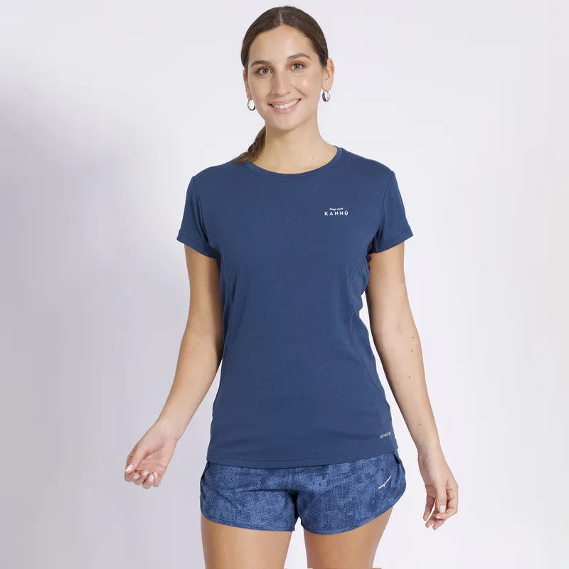 KANNU - Polera Action Active Dry Mujer Azul marino KANNU