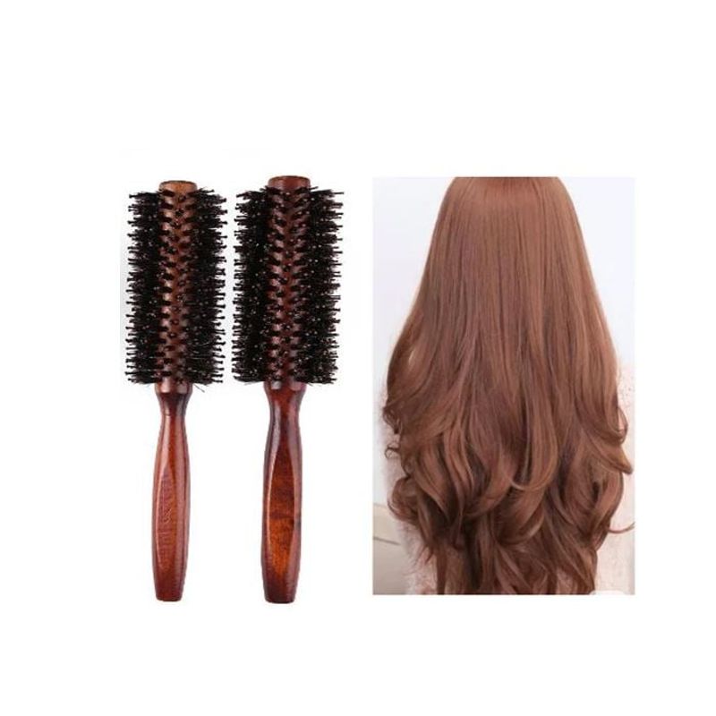GENERICO - Set 2 Cepillo Peine Cabello Pelo Con Cerdas Naturales