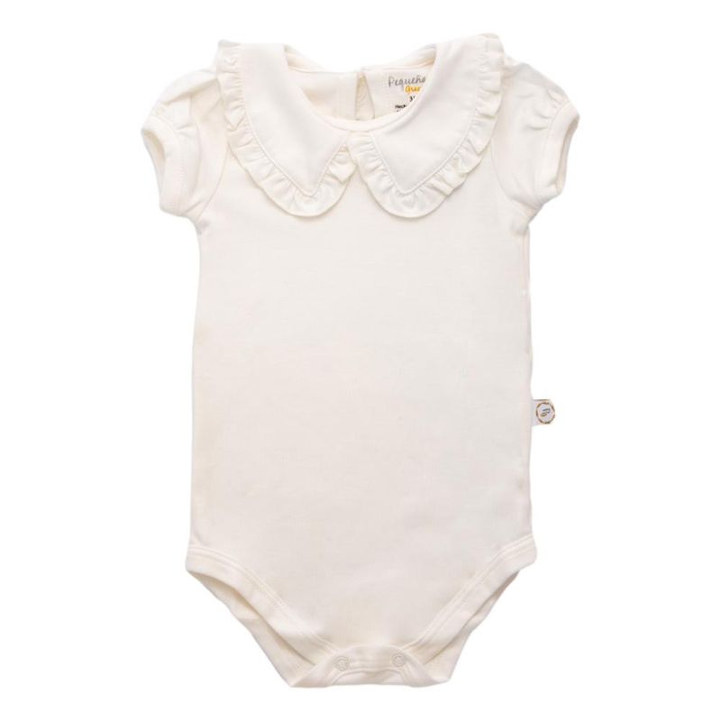 PEQUEÑA GRACIA - Body Paz Ivory 100 Algodón Pima