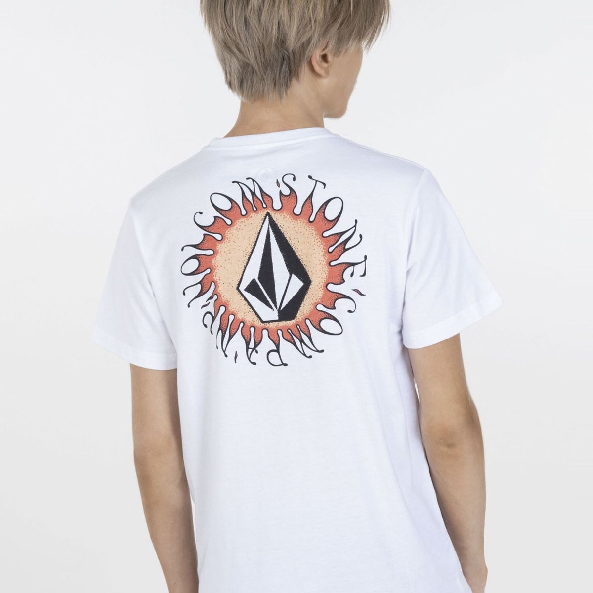 VOLCOM - Polera EXUDER SS TEE Infantil Blanco Volcom