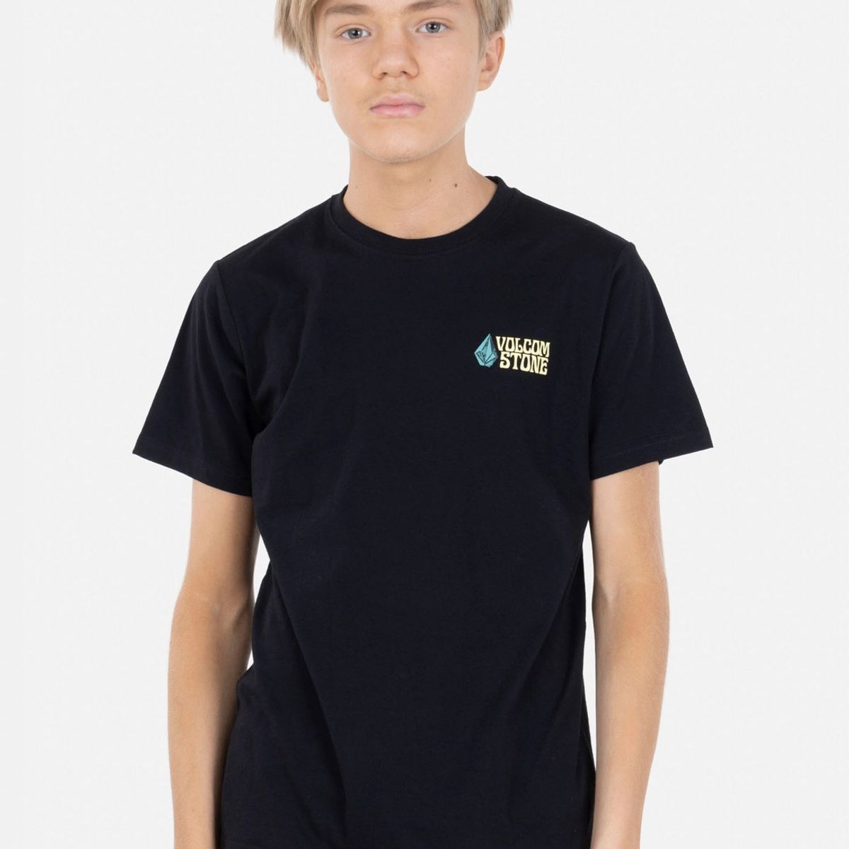 VOLCOM - Polera THE UNKNOWN SS TEE Infantil Negro Volcom