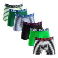 Pack de 6 Boxer Medio Algodón Hombre.