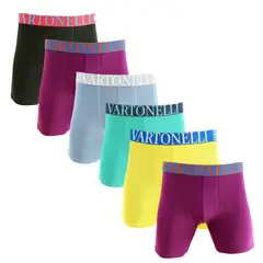 GIOVACCHINO - Pack de 6 Boxer Medio Algodón Hombre