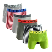 Pack de 6 Boxer Largo Algodón Hombre.