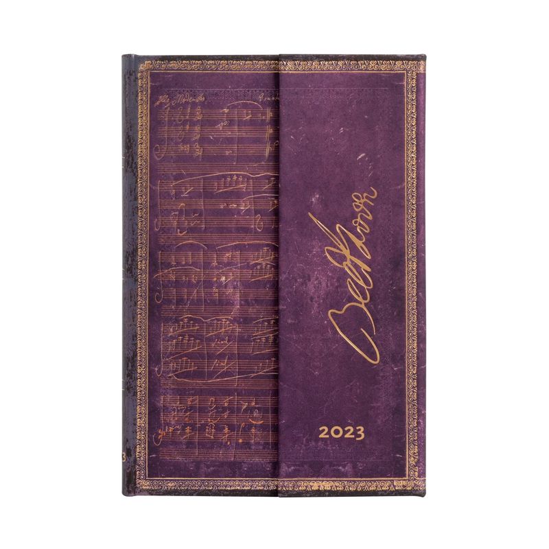 PAPER BLANKS - Agenda 2023 Beethoven, Violin, Tapa Dura, Vista Semanal, Mini