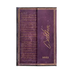 PAPER BLANKS - Agenda 2023 Beethoven, Violin, Tapa Dura, Vista Semanal, Mini