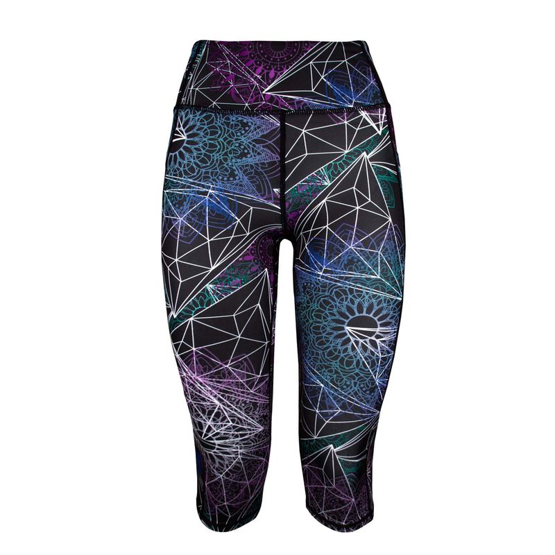 ANDESLAND OUTDOOR APPAREL - Calza 3/4 Sport Stay Cool Colorado Diseño Morado Mujer