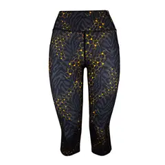 ANDESLAND OUTDOOR APPAREL - Calza 3/4 Sport Stay Cool Colorado Diseño Panal Mujer