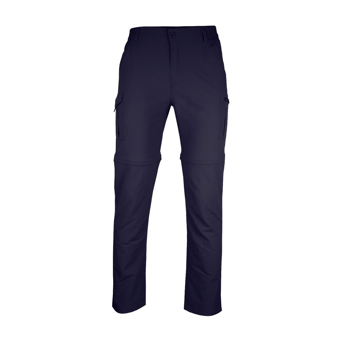 ANDESLAND OUTDOOR APPAREL - Pantalón Trekking Desmontable Ripstop UPF50 Fénec Azul Oscuro Hombre