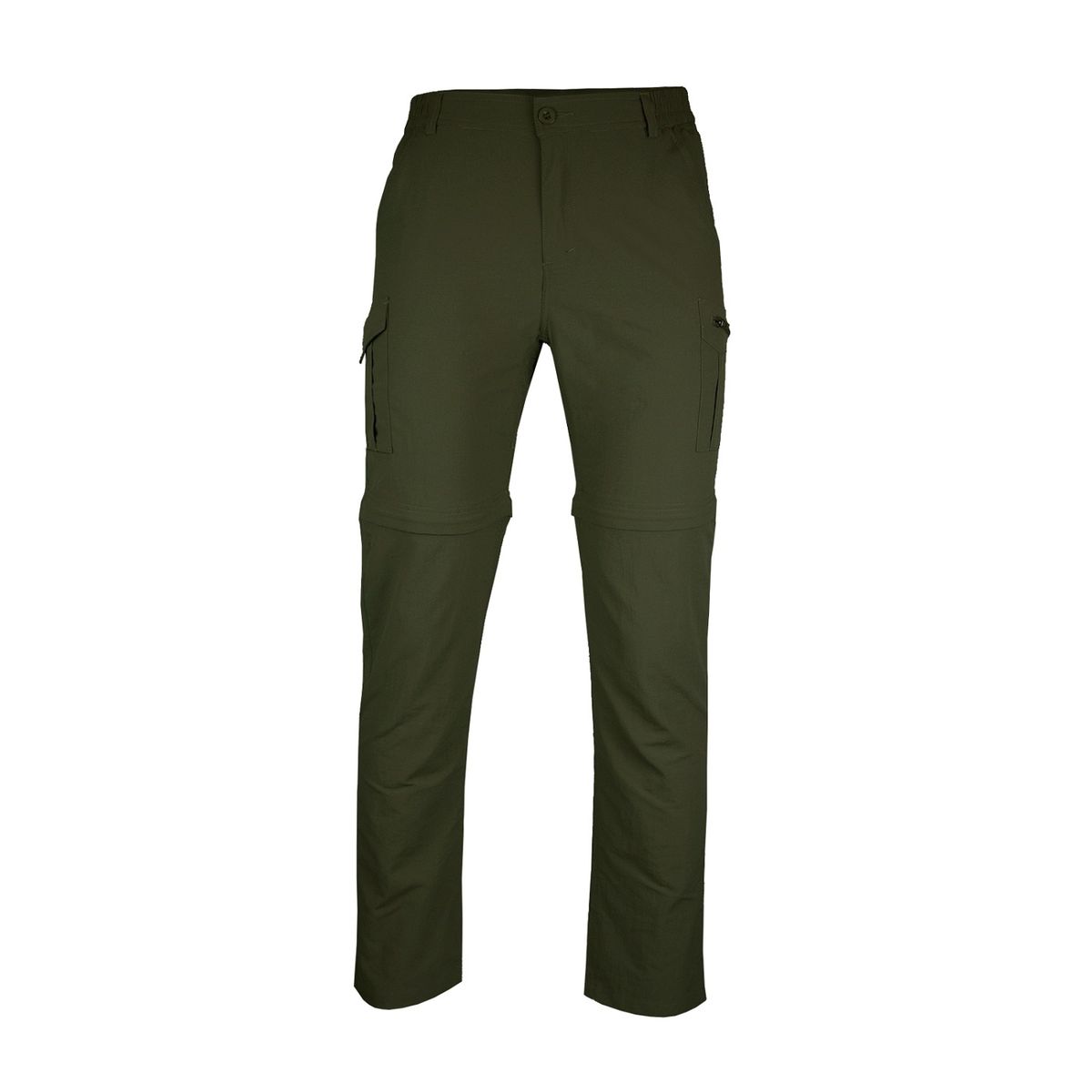 ANDESLAND OUTDOOR APPAREL - Pantalón Trekking Desmontable Ripstop UPF50 Fénec Verde Hombre