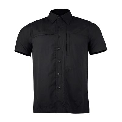 Imagen 1 del producto Camisa Trekking Ripstop Manga Corta UPF50 Fénec Negra Hombre.-