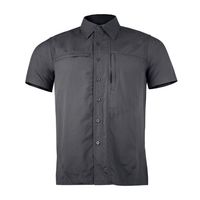 Camisa Trekking Ripstop Manga Corta UPF50 Fénec Grafito Hombre
