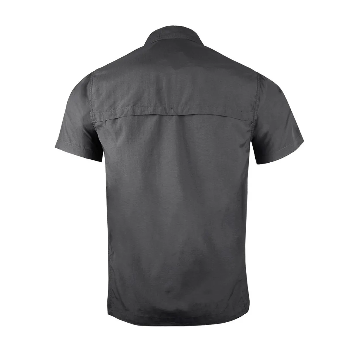 ANDESLAND OUTDOOR APPAREL - Camisa Trekking Ripstop Manga Corta UPF50 Fénec Grafito Hombre