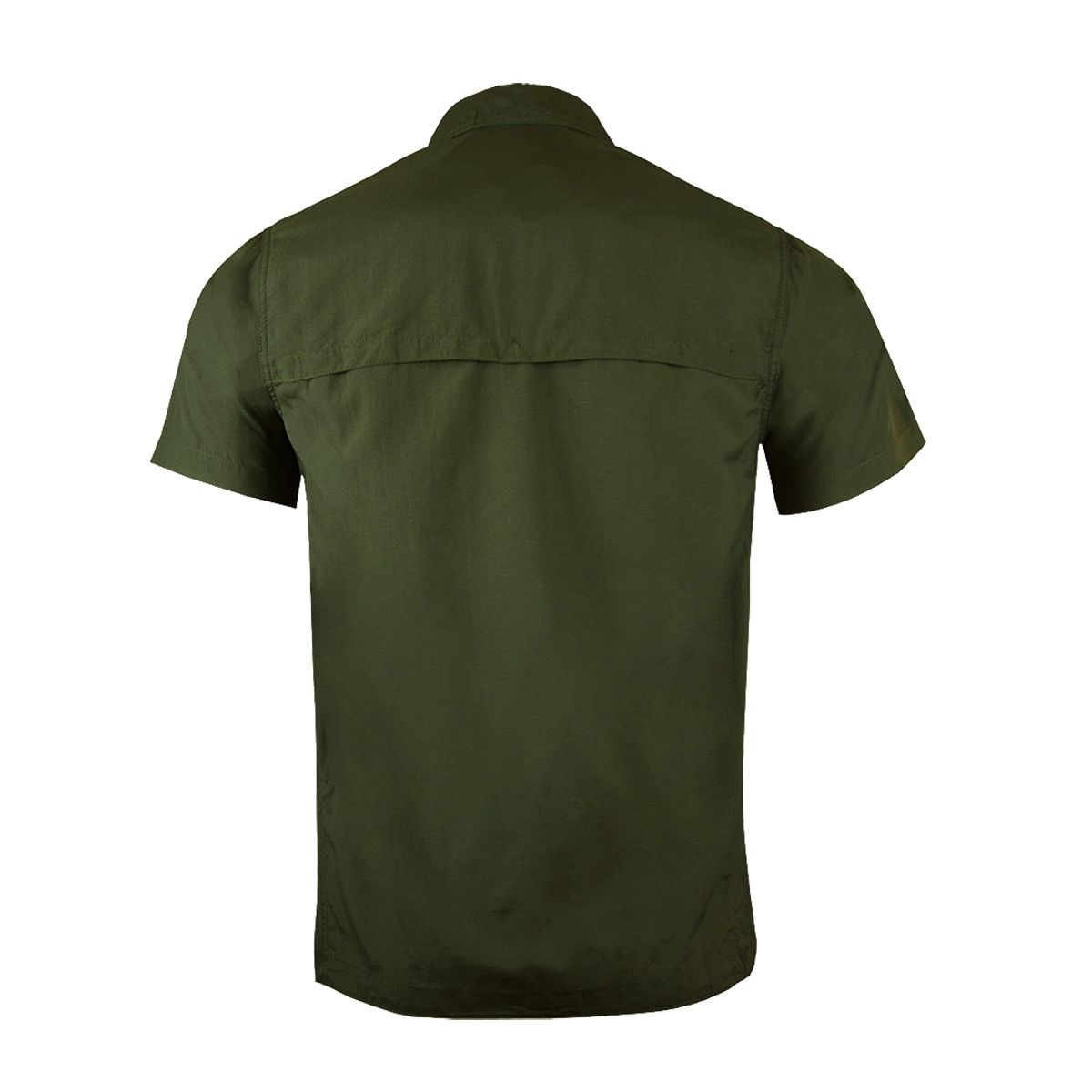 ANDESLAND OUTDOOR APPAREL - Camisa Trekking Ripstop Manga Corta UPF50 Fénec Verde Hombre