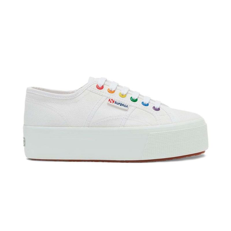 SUPERGA - Zapatilla 2790 Heart Outspat White Multi SUPERGA