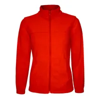 Chaqueta Polar Liso Chilla Roja Mujer