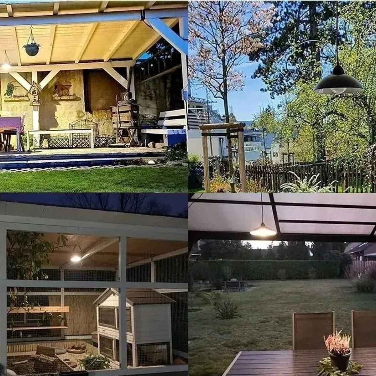 GENERICO - Lampara Solar Colgante 120w Plafon  Panel Solar  Control