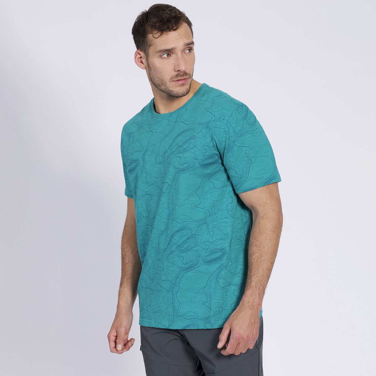 KANNU - Polera Nature Full Print Azul KANNU