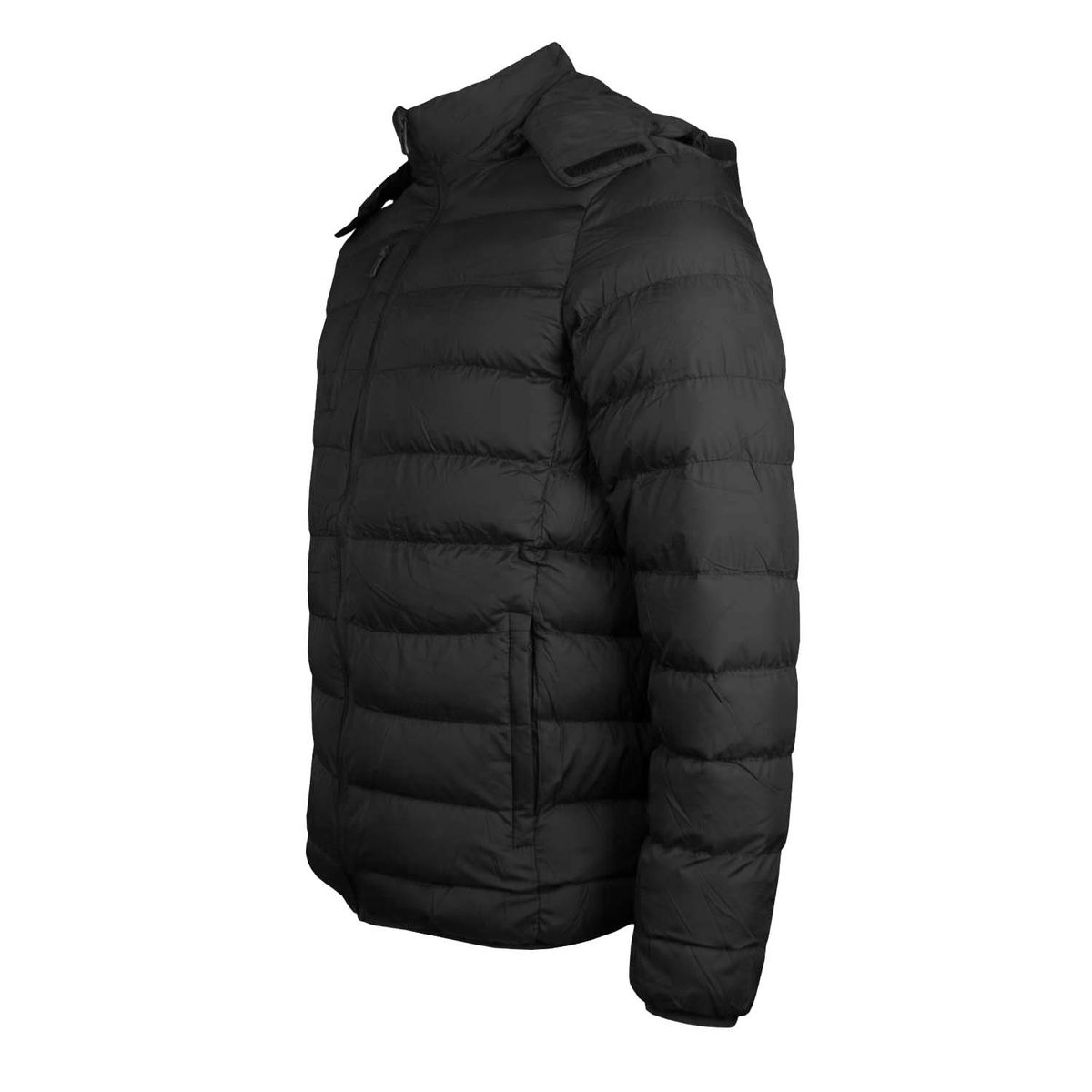 ANDESLAND OUTDOOR APPAREL - Parka Térmica Sintética Gorro Desmontable Ferrilata Negra Hombre