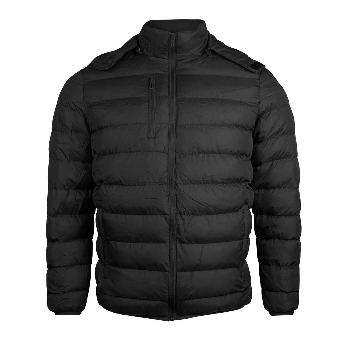 ANDESLAND OUTDOOR APPAREL - Parka Térmica Sintética Gorro Desmontable Ferrilata Negra Hombre