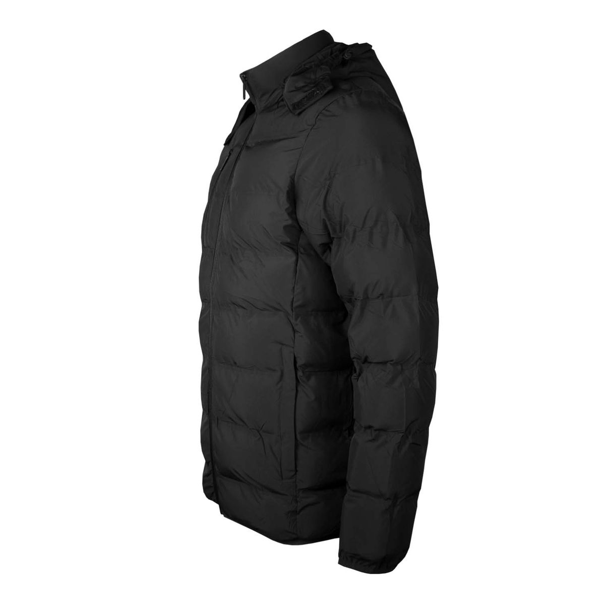 ANDESLAND OUTDOOR APPAREL - Parka Térmica Sintética Gorro Desmontable Ártica Negra Hombre.