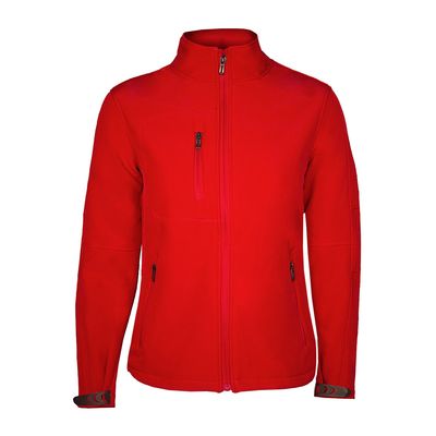 Imagen 1 del producto Chaqueta Softshell Chilote Clasic Roja Mujer.-