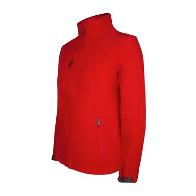 Imagen 2 del producto Chaqueta Softshell Chilote Clasic Roja Mujer.-
